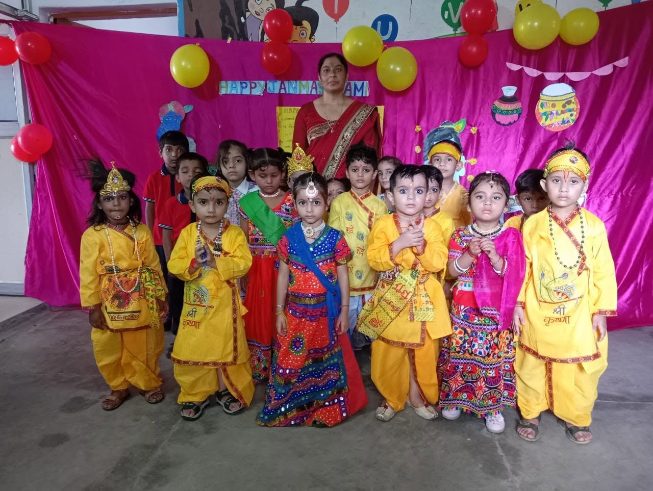 Janmashtami Celebrations photo 12 - Crescent Moon Public School, Jharmajri