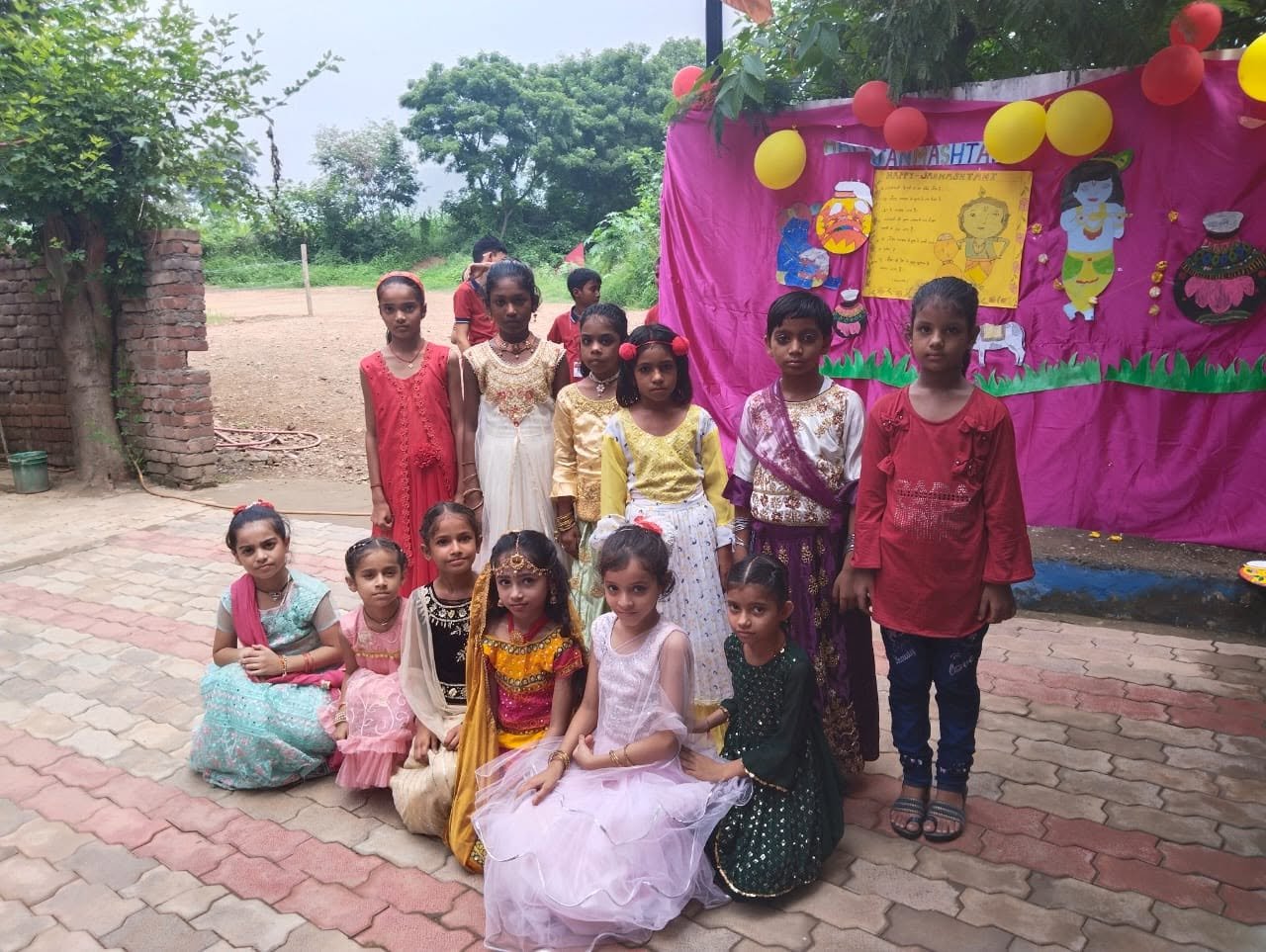 Janmashtami Celebrations photo 14 - Crescent Moon Public School, Jharmajri