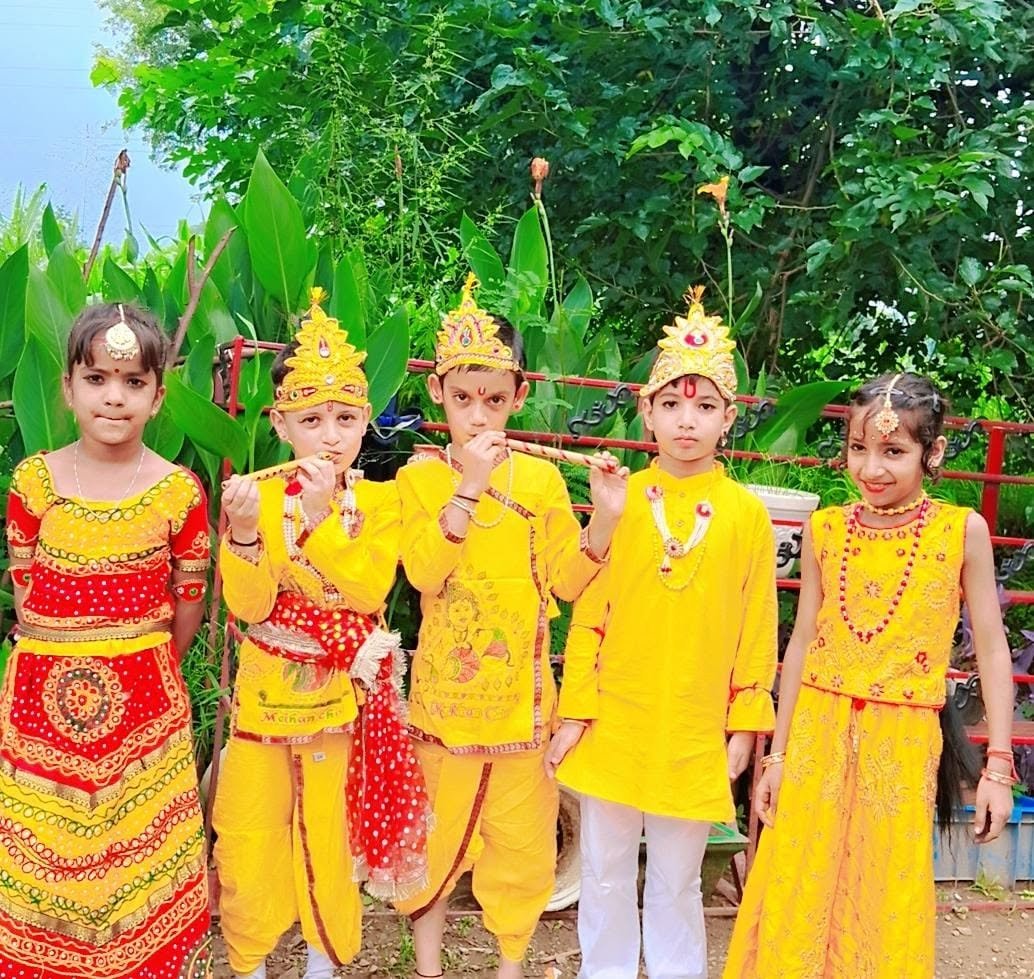 Janmashtami Celebrations photo 15 - Crescent Moon Public School, Jharmajri