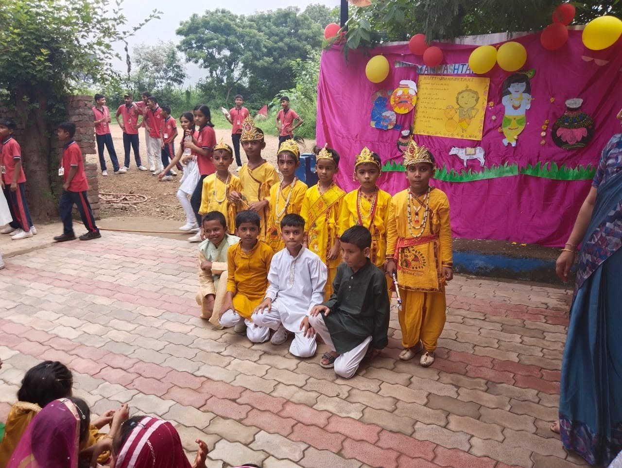 Janmashtami Celebrations photo 2 - Crescent Moon Public School, Jharmajri