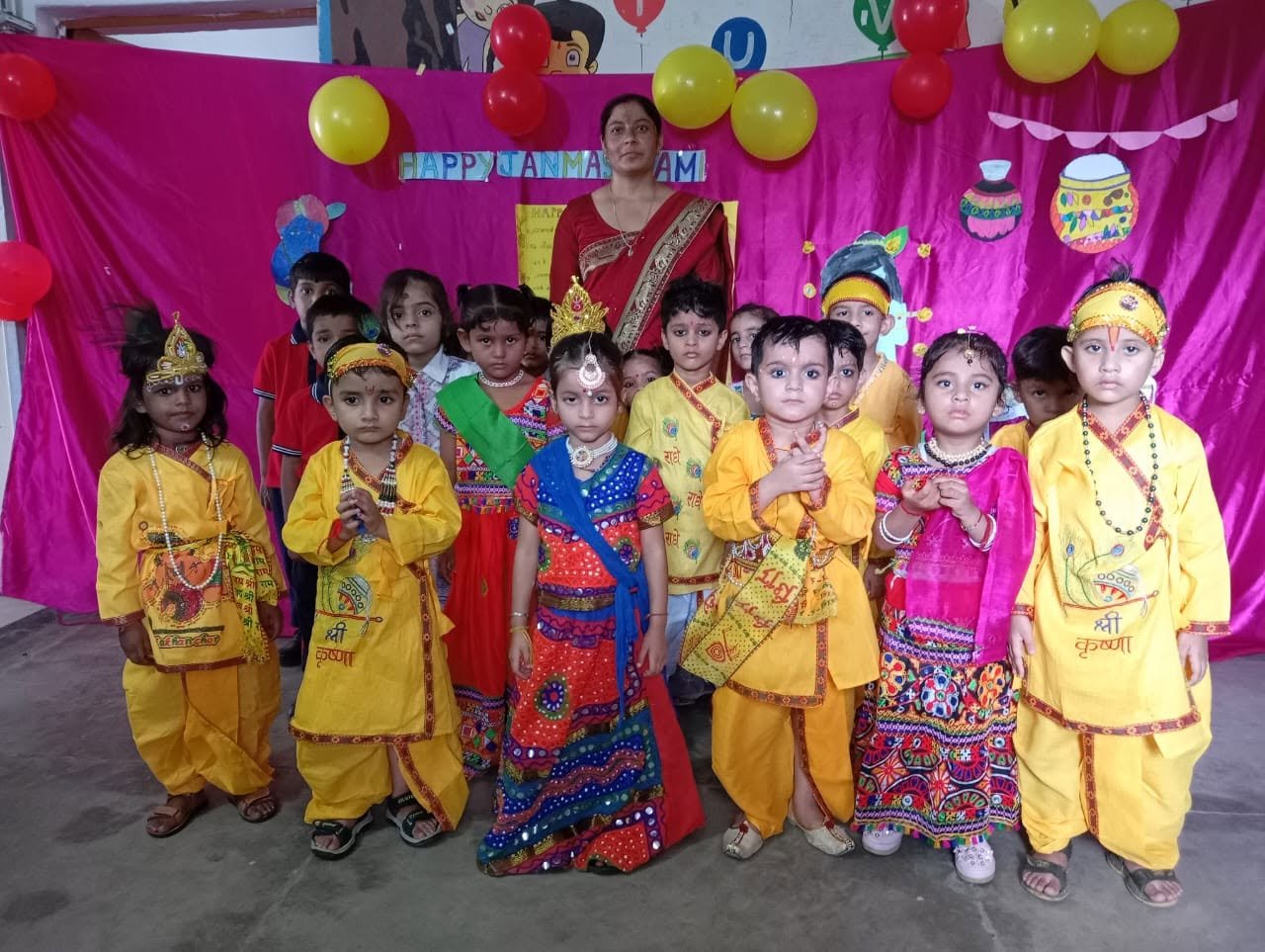 Janmashtami Celebrations photo 5 - Crescent Moon Public School, Jharmajri