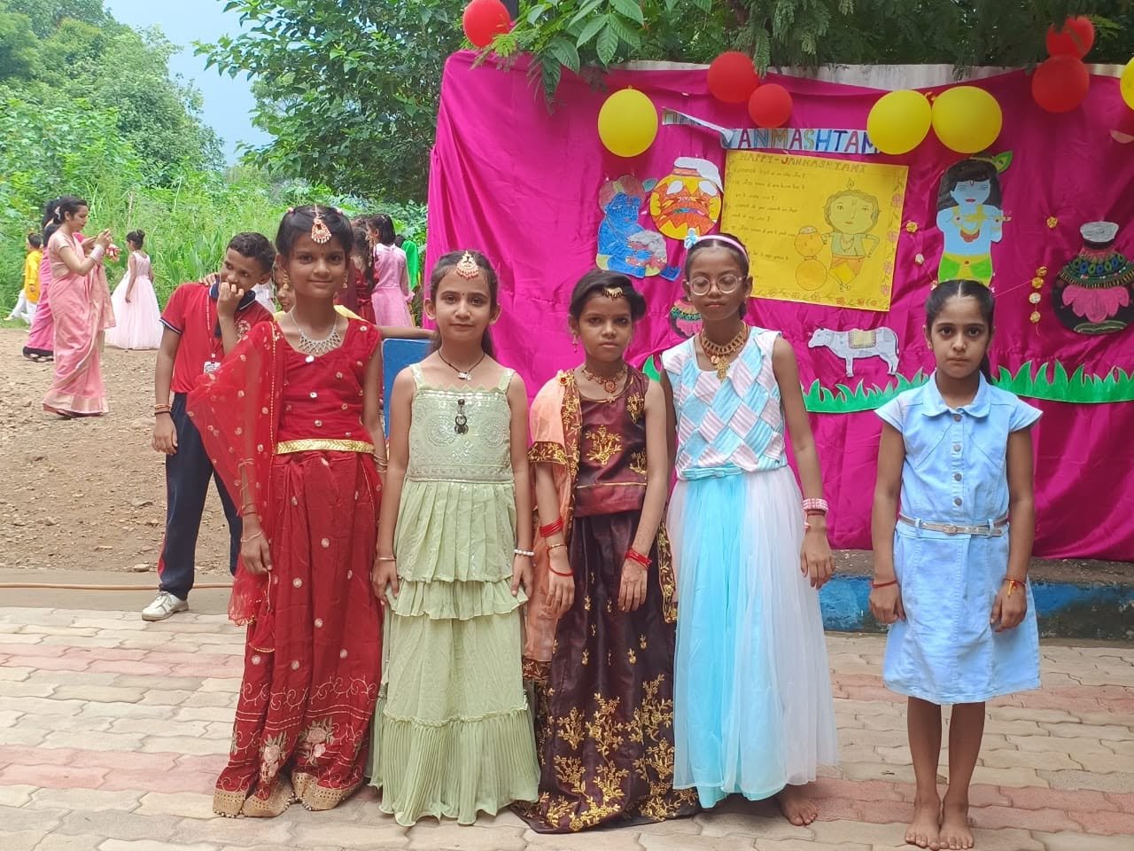 Janmashtami Celebrations photo 7 - Crescent Moon Public School, Jharmajri