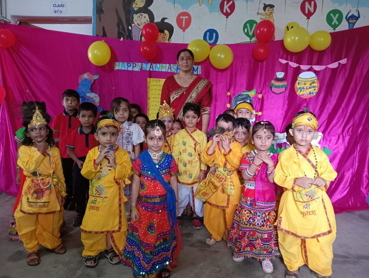 Janmashtami Celebrations photo 8 - Crescent Moon Public School, Jharmajri
