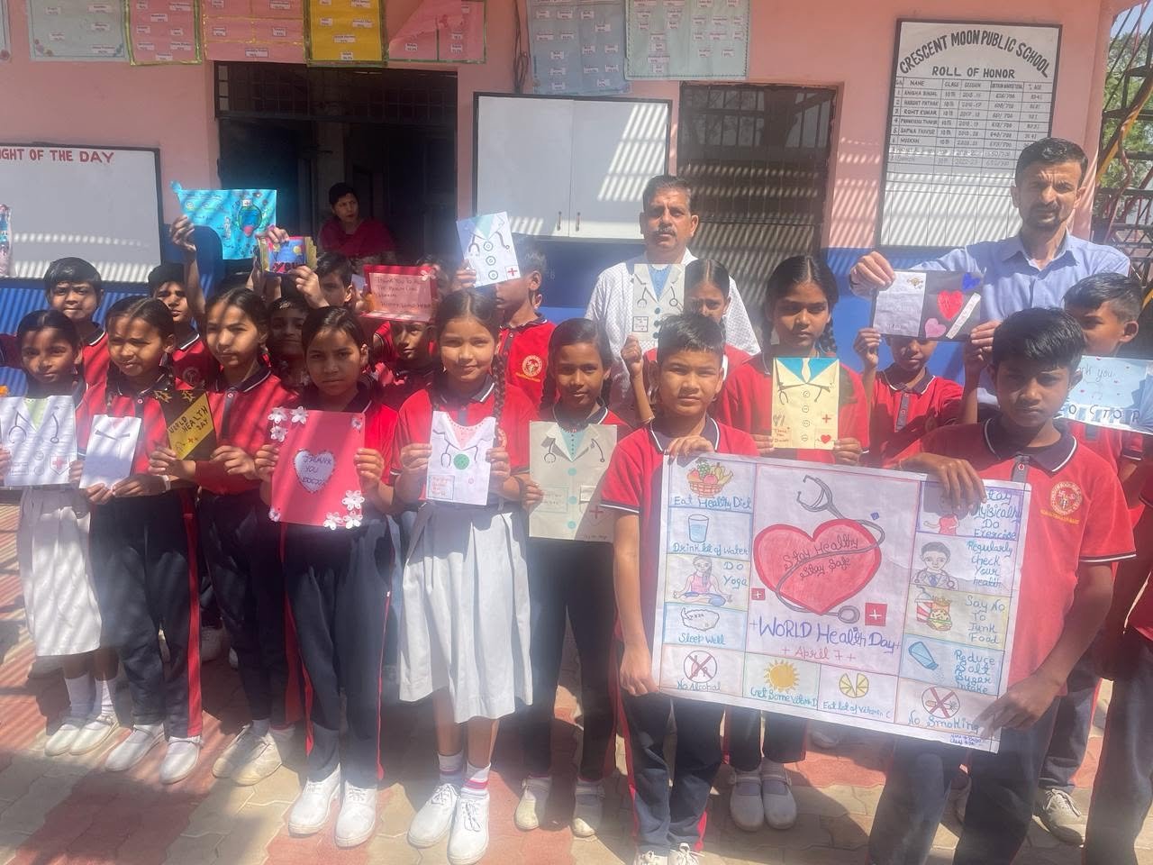 World Health Day photo 13 - Crescent Moon Public School, Jharmajri
