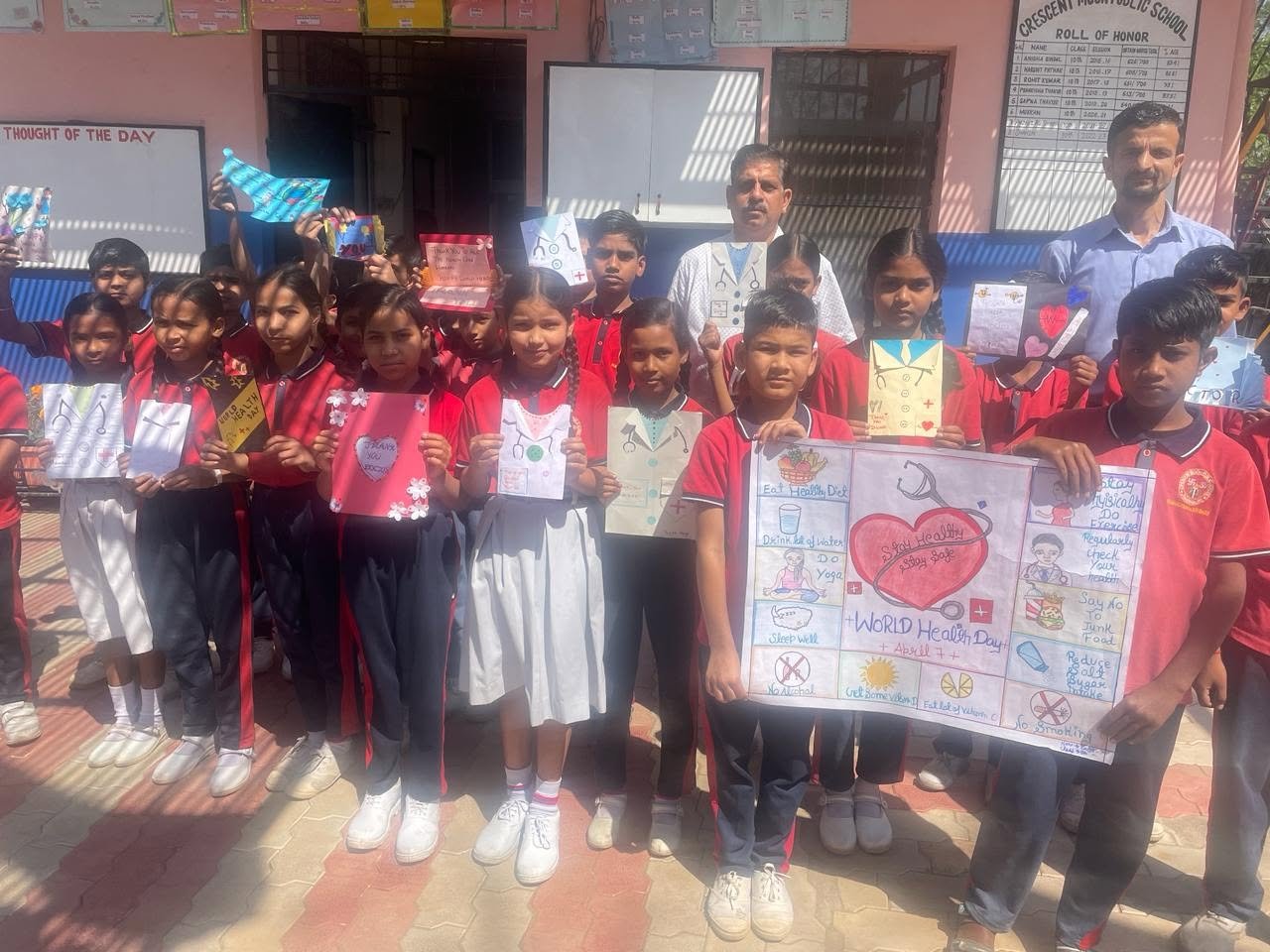 World Health Day photo 7 - Crescent Moon Public School, Jharmajri