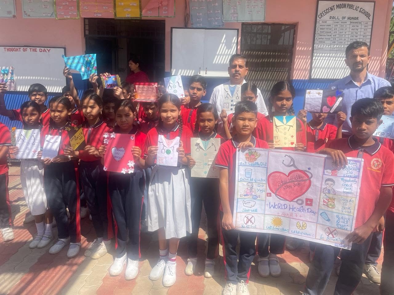 World Health Day photo 8 - Crescent Moon Public School, Jharmajri
